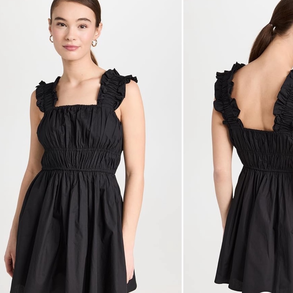 English Factory Ruffled Detail Mini Dress - Picture 2 of 8